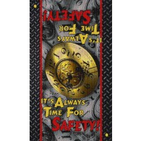 SAFETY MESSAGE floor mat – It’s Always Time for Safety